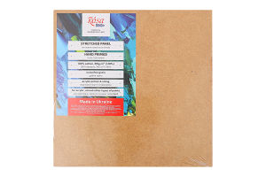 Полотно на картоні бавовна акриловий грунт 20*20см Rosa Studio