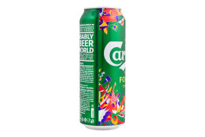 Пиво 500мл 5% світле пастеризоване Carlsberg з/б