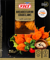 Клешни крабовые замороженные из сурими с коготком в панировке Vici к/у 250г