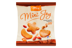 Печиво цукрове з арахісом Mini joy Київхліб м/у 180г