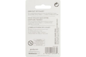 Goody Pin It Up Hair Pins Brown - 100 CT