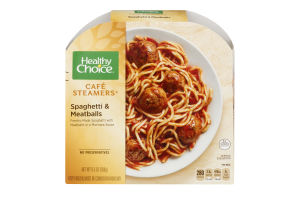 Healthy Choice Cafe Steamers Spaghetti & Meatballs