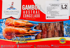 Креветки целые в панцире Аргентинские Nautis к/у 2кг