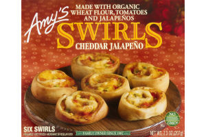 Amy's Swirls Cheddar Jalapeno - 6 CT