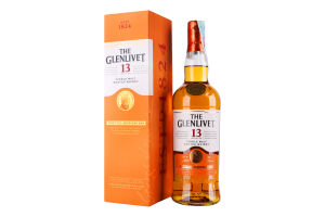 Віскі 700мл 40% шотландське односолодове 13 років The Glenlivet к/у