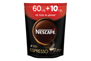 Кофе растворимый порошкообразный Espresso Nescafe д/п 70г