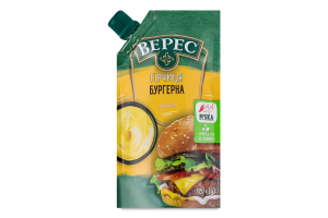 Горчица мягкая нестерилизованная Бургерная Верес д/п 120г
