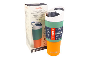 Термопляшка Asobu Cosmic зелена 1л