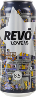 Напиток слабоалкогольный энергетический 500мл 8.5% сильногазированный Love is Revo ж/б