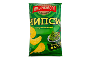 Чипсы картофельные Васаби До Бочкового м/у 100г