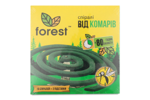 Спіралі від комарів до 80годин захисту 10шт Forest