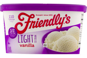 Friendly's Light Ice Cream Vanilla