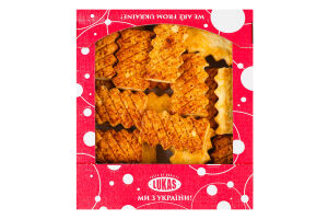 Вироби кондитерські борошняні листкові Топчик з корицею Lukas к/у 250г