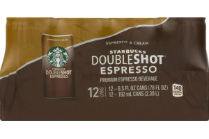 Starbucks Doubleshot Espresso - 12 CT