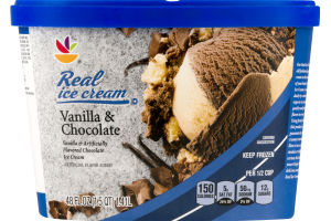 Ahold Real Ice Cream Vanilla Chocolate