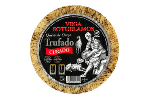 Сир 55% овечий з трюфелями Trufado Curado Vega Sotuelamos кг