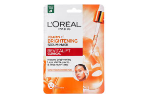 Маска для обличчя тканинна надання сяйва шкірі Revitalift Clinical L'Oreal Paris 26г
