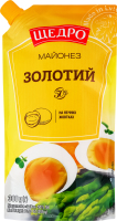 Майонез 50% на яичных желтках Золотой Щедро д/п 300г