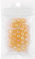 Намистини кракелюр 8мм G28-золотий Ball-3DA002-D1