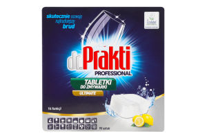 Таблетки для посудомоечных машин Ultimate Professional Dr. Prakti 90х16г