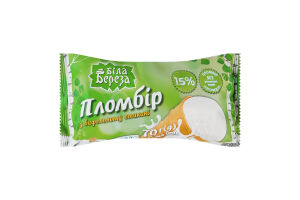 Мороженое 15% пломбир в вафельном стакане Біла Береза м/у 70г