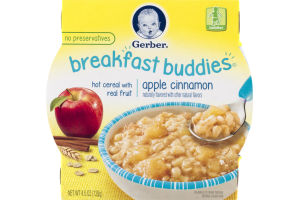 Gerber Breakfast Buddies Hot Cereal with Real Fruit Apple Cinnamon
