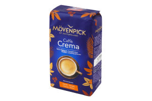 Кофе натуральный жареный в зернах Caffe Crema Movenpick м/у 500г