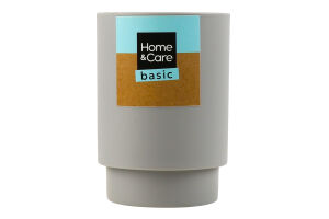 Стакан для зубних щіток Home&Care Basic сірий