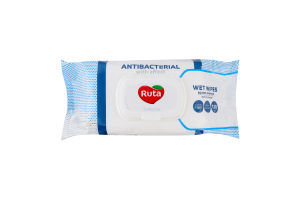 Салфетки влажные с антибактериальным эффектом Selecta Ruta 120шт