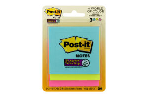 Post-it Notes Super Sticky - 3 PK