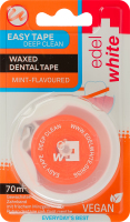 Лента-флосс зубная вощеная 70м Edel+White 1шт
