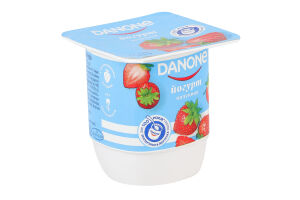 Йогурт 1.2% с наполнителем Клубника Danone ст 115г