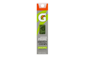 Gatorade Prime Energy Chews Green Apple