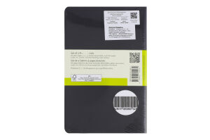 Записник Moleskine Cahier середній чорний
