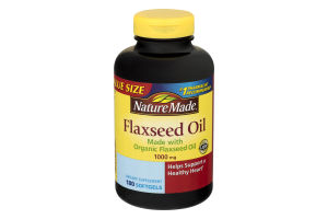 Nature Made Flaxseed Oil - 180 CT