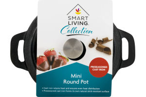 Smart Living Cast Iron Mini Round Pot