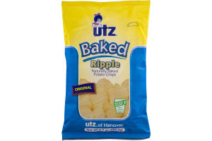 Utz Baked Ripple Potato Crisps Original