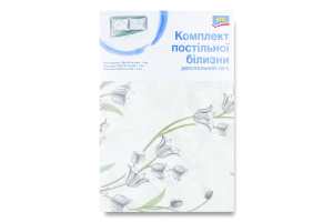 Комплект постільної білизни двоспальний євро Aro 1шт