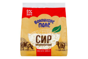 Сир кисломолочний 9% Волошкове поле м/у 330г