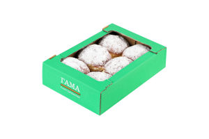 Берлінер з наповнювачем пломбір Гама Fresh Sandwiches к/у 0.42кг