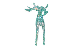 Підвіска новорічна Олень м'ятний 13*7см