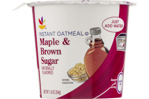 Ahold Instant Oatmeal Maple & Brown Sugar