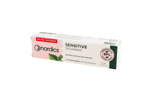 Паста зубна Spearmint Sensitive Cosmos Organic Nordics 75мл