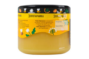 Мед натуральный цветочный монофлорный золотарника Лавка традицій в/с с/б 370г