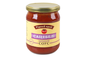Соус пастеризованный Сацебели оригинальный Рідний край с/б 485г
