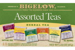 Bigelow Herbal Tea Assorted Teas - 18 CT