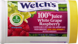 Welch's 100% White Grape Raspberry Juice Frozen Concentrate
