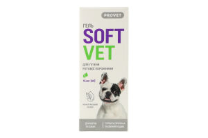 Гель д/котів та собак Softvet д/гігієни ротової порожнини 15мл ProVET