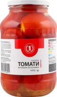 Томаты маринованные ТМ "1" с/б 1.47кг