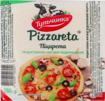 Продукт белково-жировой 45% чеддеризованный Pizzareta Тульчинка в/у 180г